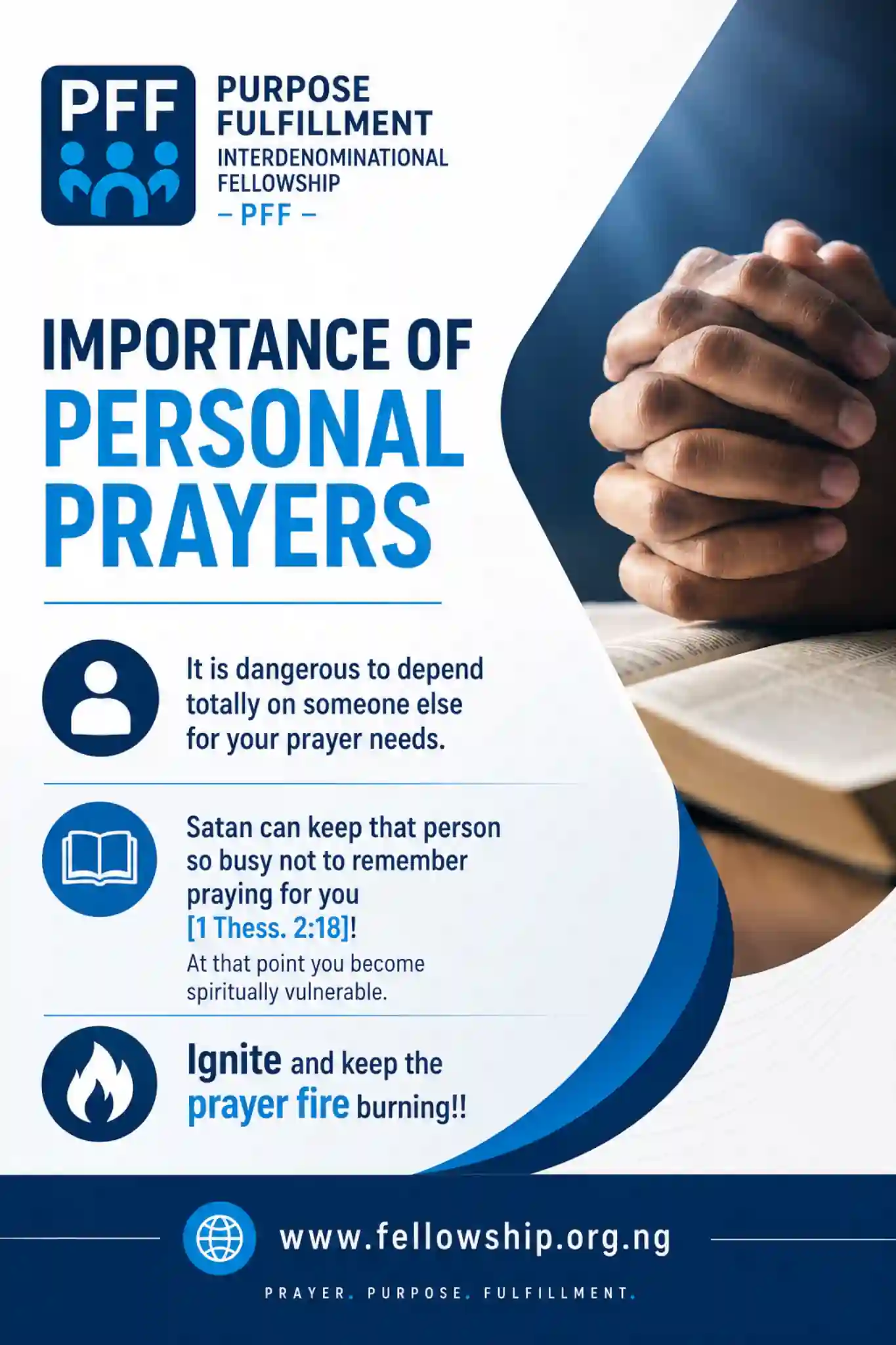 IMPORTANCE OF PERSONAL PRAYERS