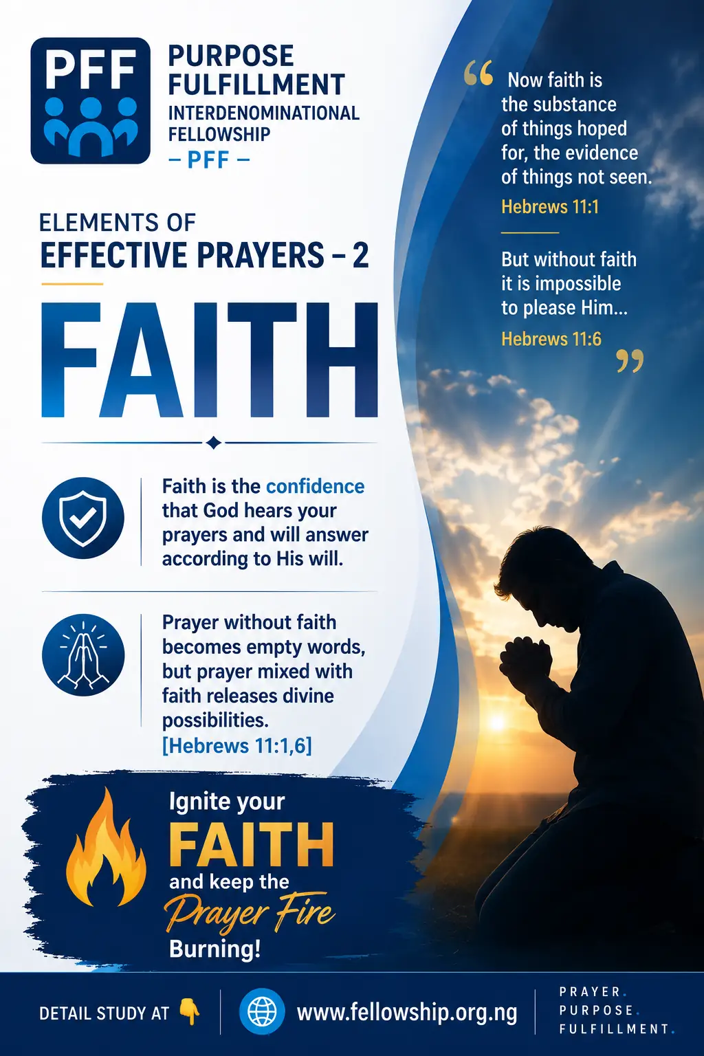 ELEMENTS OF EFFECTIVE PRAYERS – 2: FAITH
